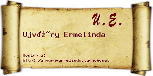 Ujváry Ermelinda névjegykártya